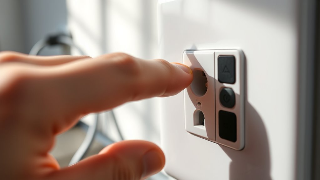 reset and troubleshoot outlets
