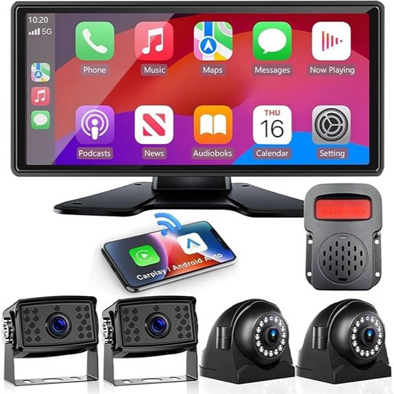 RV Backup Camera with Carplay & Night Vision