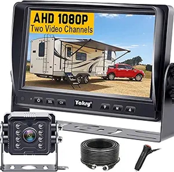 Yakry RV Backup Camera with Night Vision