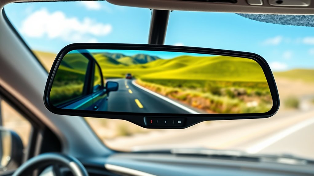 rv rearview mirror features