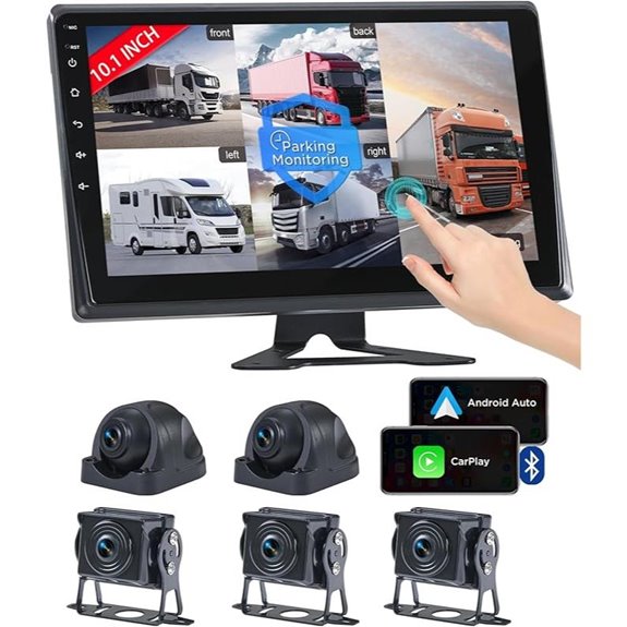 RV Camera System with 10.1 Touch Screen & Backup Camera