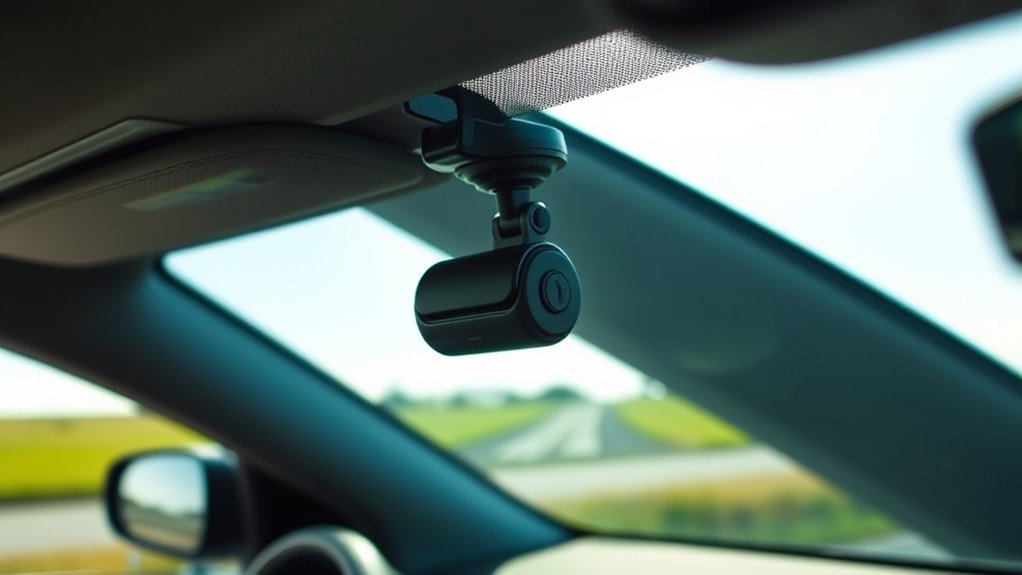 safe compliant dash cam mounting