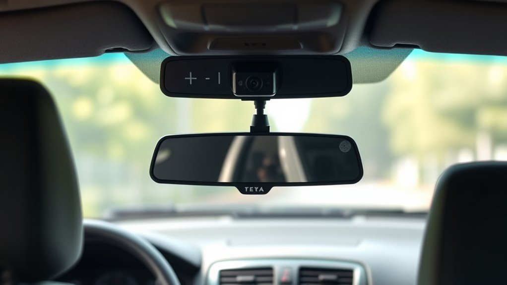 safe legal dash cam placement