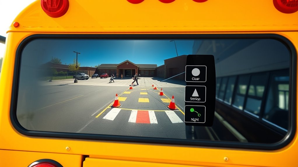 school bus backup camera considerations
