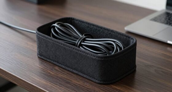 secure cables discreetly neatly