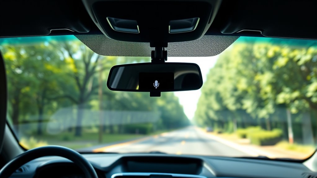 secure discreet windshield mounting