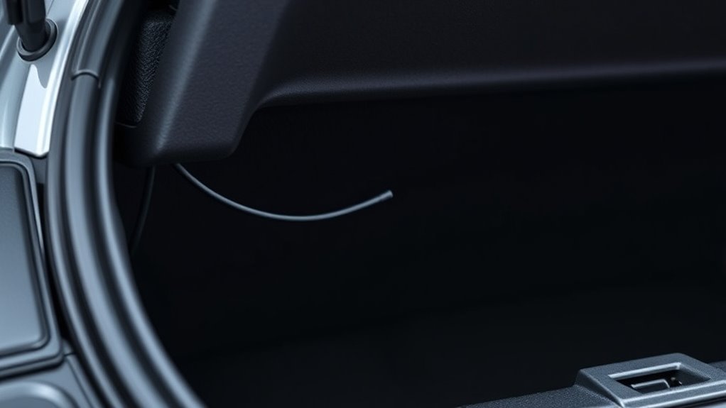 secure hidden cable routing