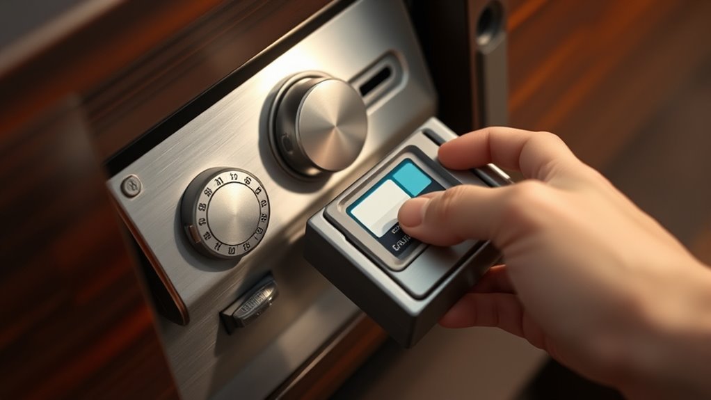 secure physical locks and storage