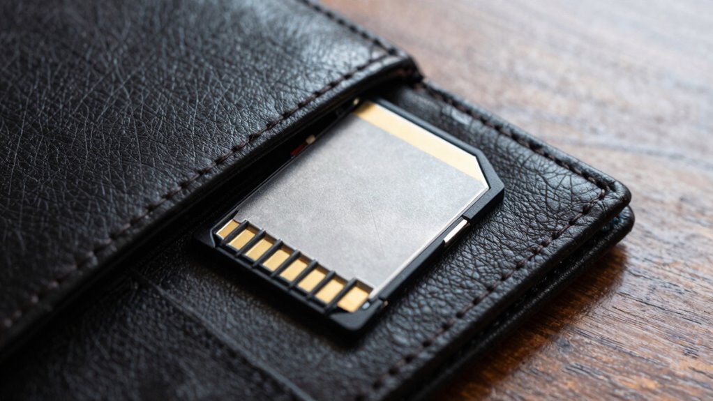 secure sd card evidence