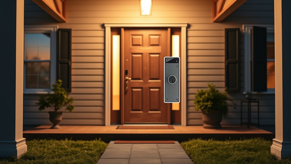 secure visible entry points