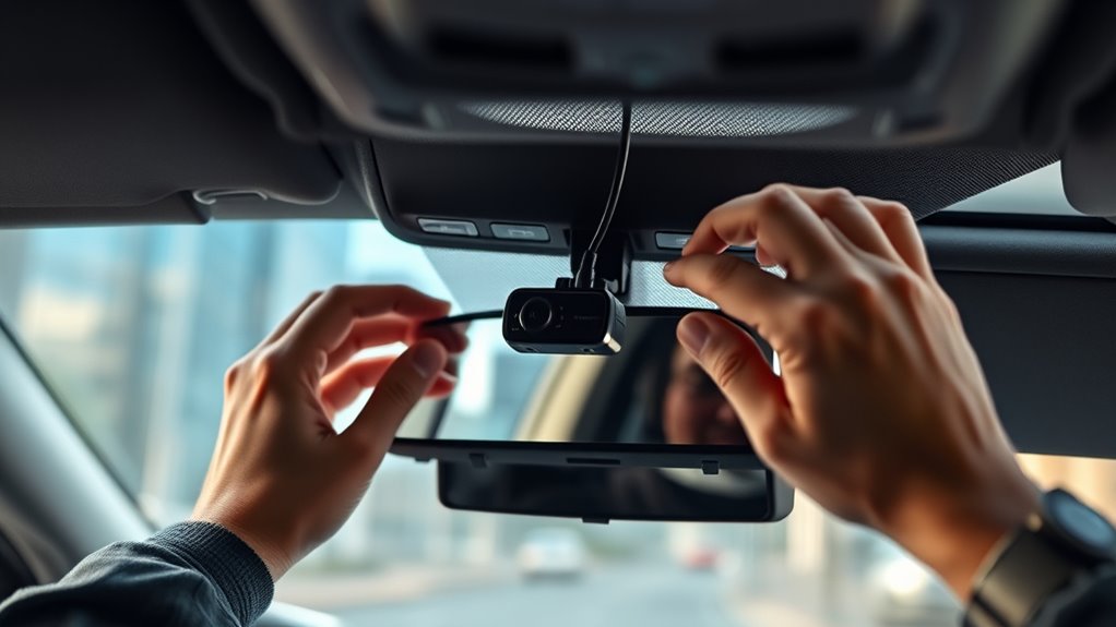 secure wiring clear view