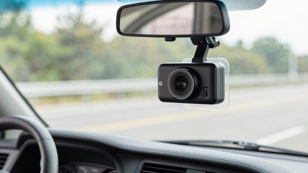 securely mount dash cam