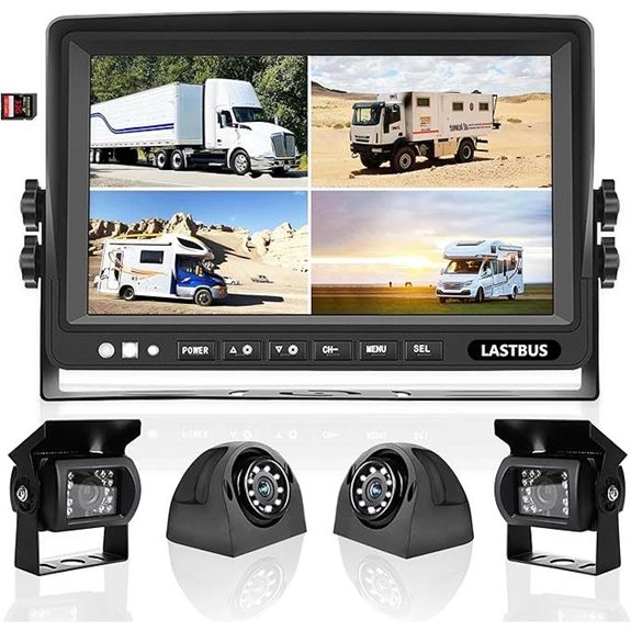 7 RV Camera System with Night Vision and Waterproof Cameras