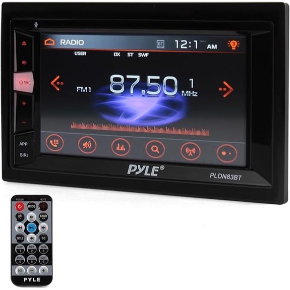 Pyle 6.2” Touchscreen Car Stereo with Bluetooth