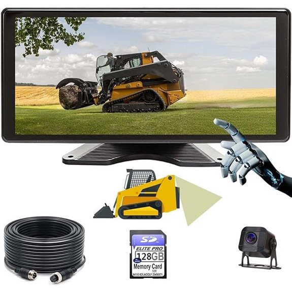 Skid Steer 11 Monitor with Camera and DVR System