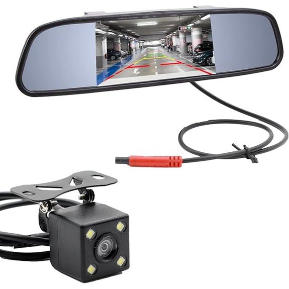 4.3 Inch TFT LCD Car Mirror Backup Camera System