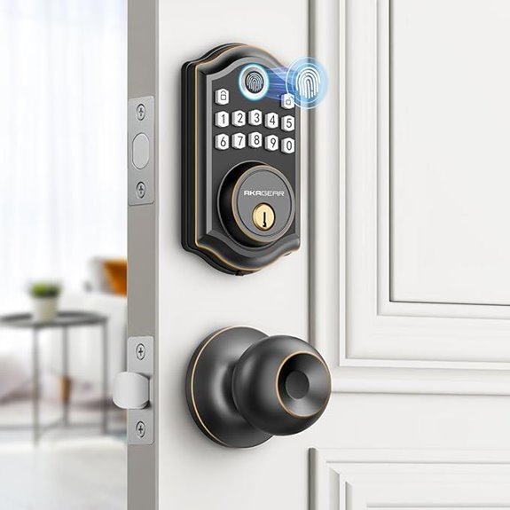 DS10 Keyless Smart Door Lock with Fingerprint