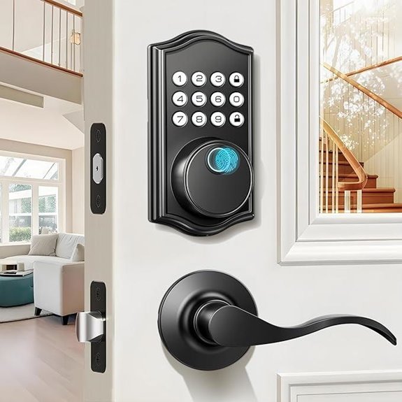 Keyless Smart Door Lock with Keypad and Handle