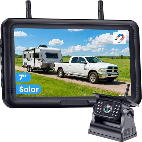 Wireless Solar Backup Camera for Trailers