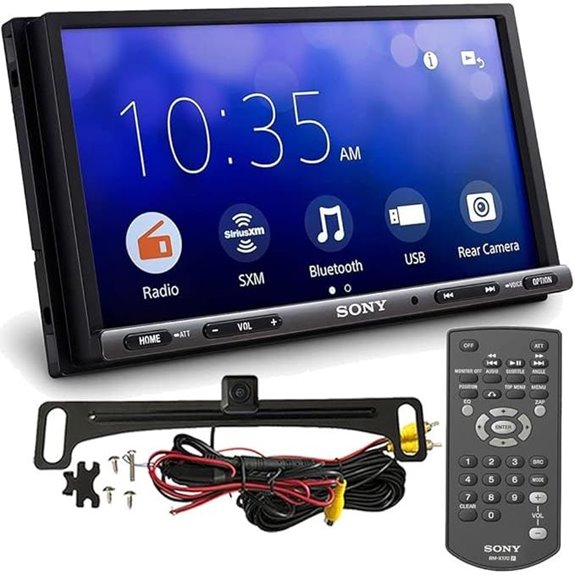 Sony Car Stereo Bundle with Backup Camera