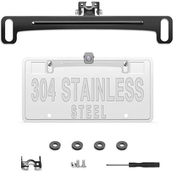 Pixelman Stainless Steel Car Backup Camera Mount