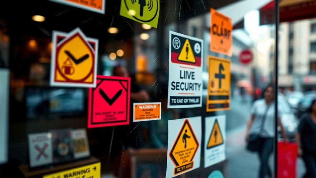 strategic decal placement enhances security