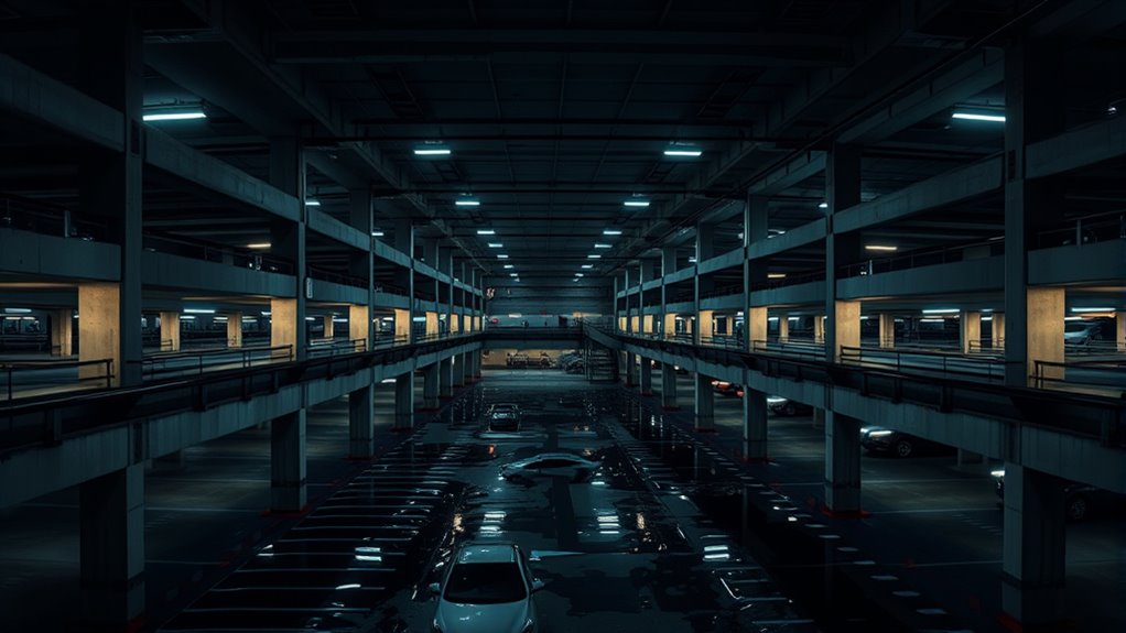 structural obstacles hinder camera coverage