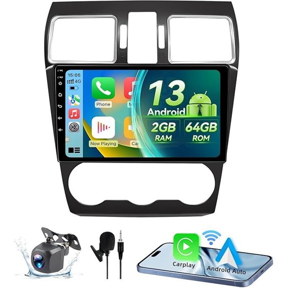Android 13 Car Stereo for Subaru with Touchscreen