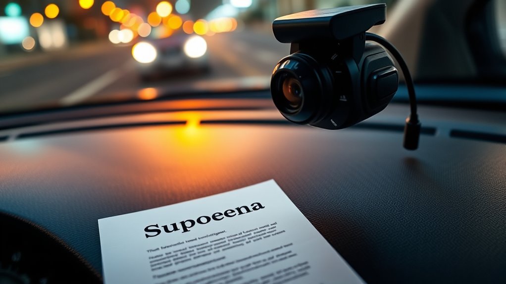 subpoena dash cam footage