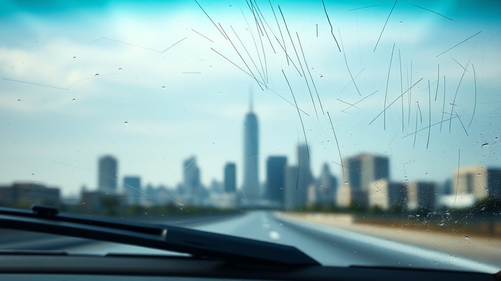 surface damage impairs visibility