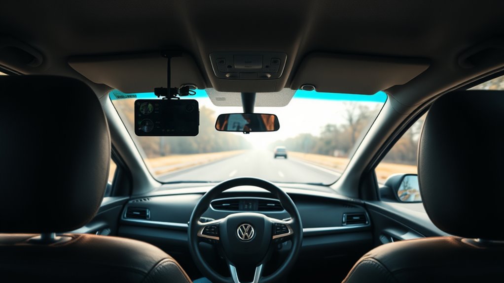 tall drivers camera visibility