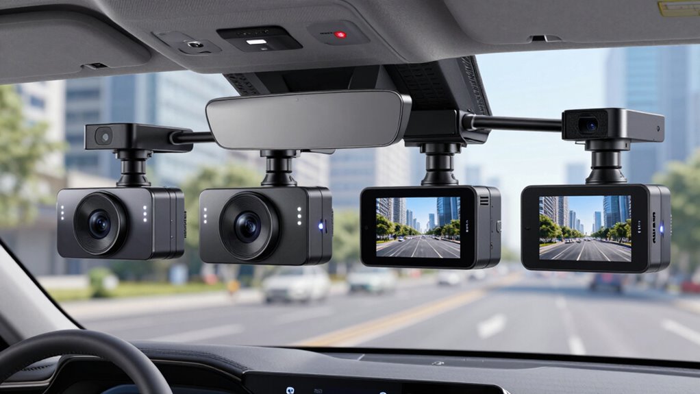 top 4 channel dash cams
