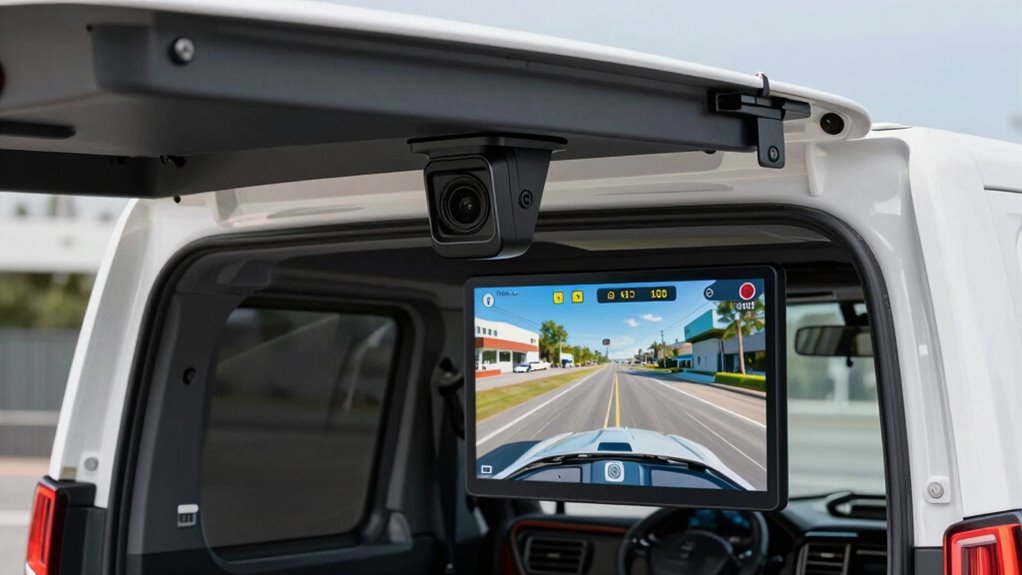 top box truck backup cameras