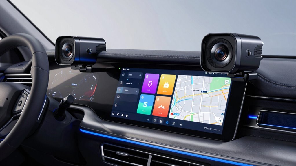 top dual camera car receivers