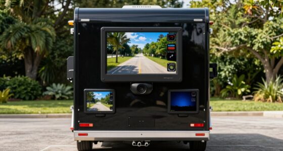 top enclosed trailer backup cameras