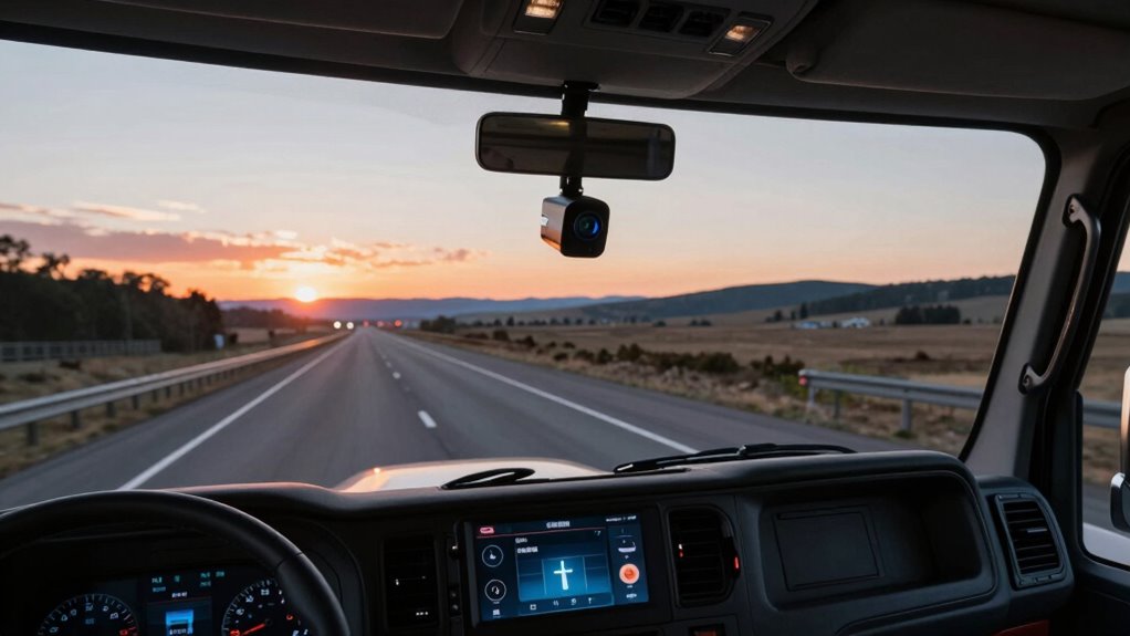 top long haul truck dash cams