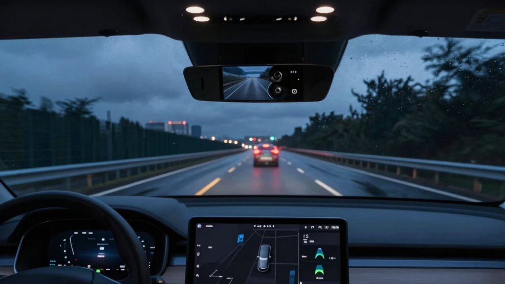 top night driving dash cam