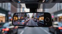 top rearview mirror dash cams