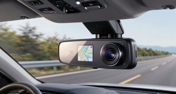 top rearview mirror dash cams