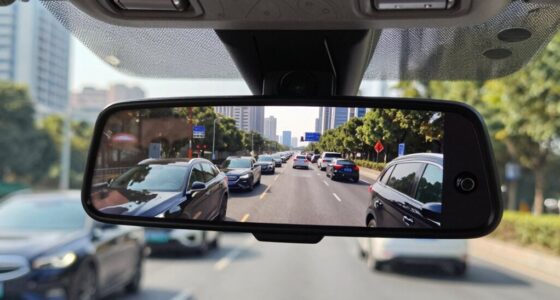 top rearview mirror dash cams