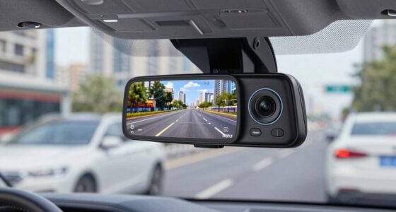 top rearview mirror dash cams