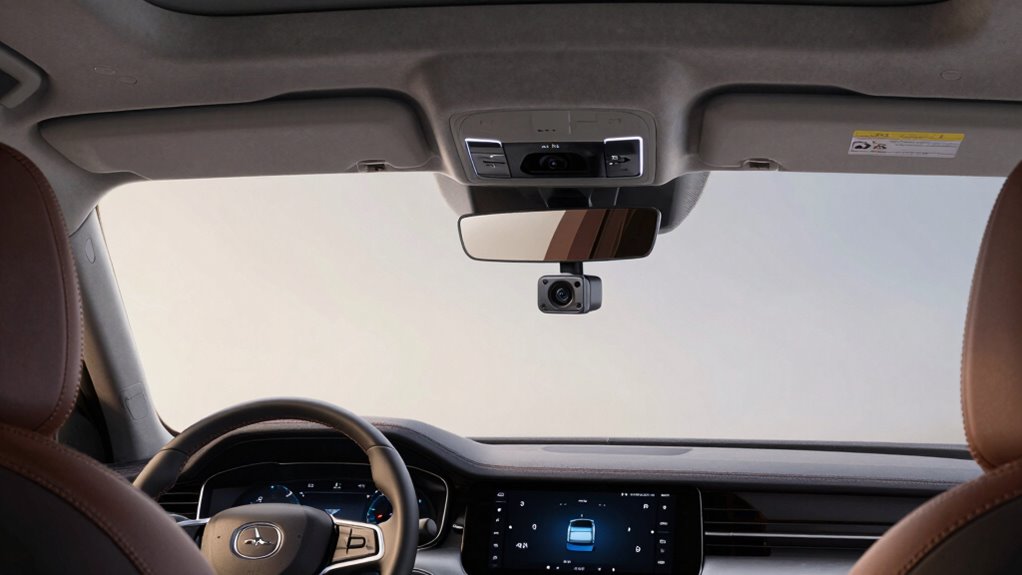 top rearview mirror dash cams