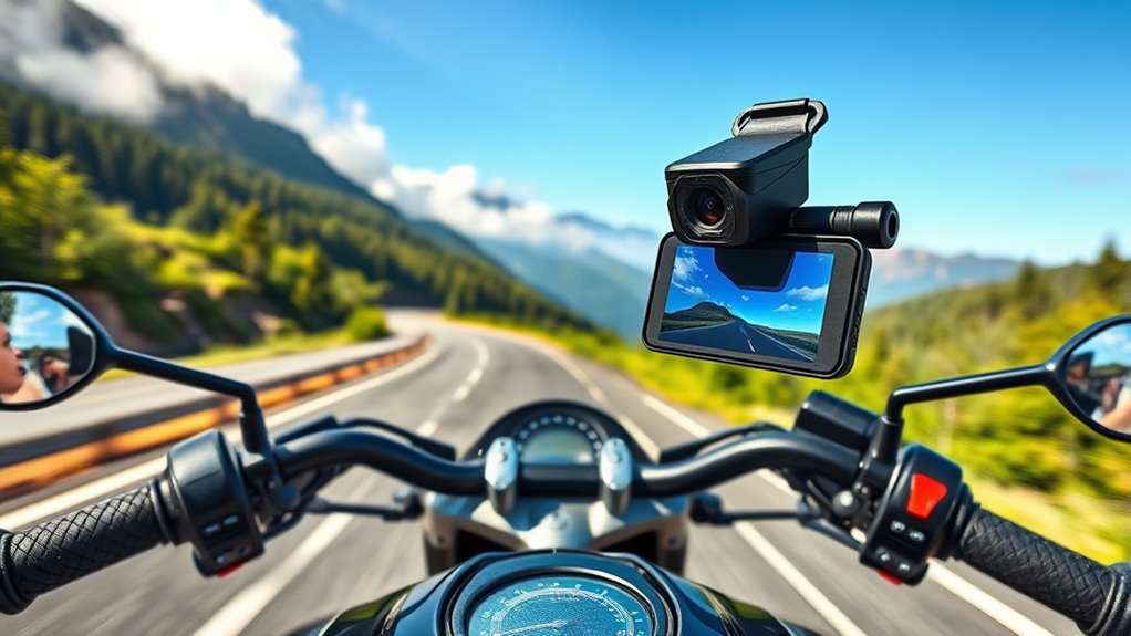 touring motorcycle dash cam considerations