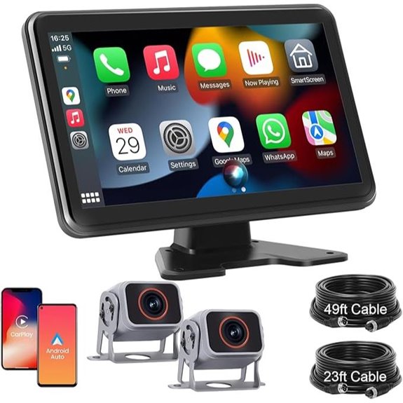 Truck RV Camera System with Touch Screen & Backup Camera