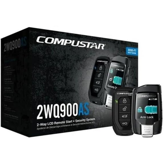 CS 2-Way LCD 3000' Alarm/Starter Blade Ready