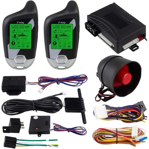 EASYGUARD EC202 2-Way Car Alarm System with Remote