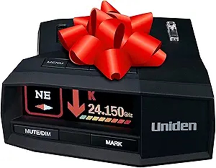 UNIDEN R8 Radar Detector with GPS and Alerts