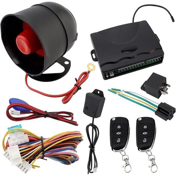Universal 12V Car Alarm Keyless Entry System