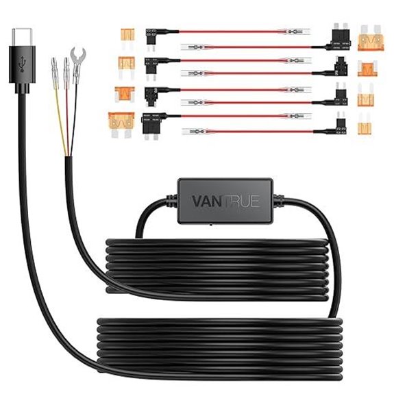 Vantrue USB-C Hardwire Kit with Acc and Low Voltage Protection