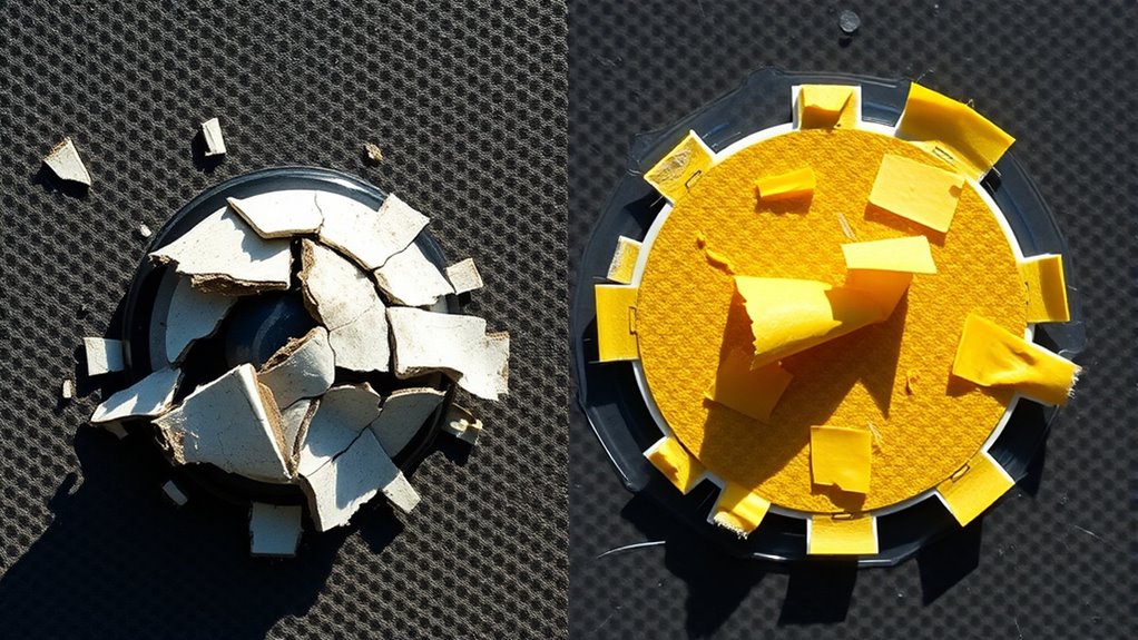 uv weakens adhesive and suction